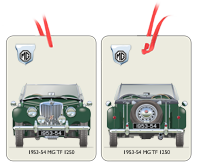 MG TF 1250 1953-54 Air Freshener